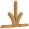 Ekena Millwork Richland Rough Sawn Timber Gable Bracket, Western Red Cedar, 60"W x 40"H x 4"D x 4"F, 16/12 Pitch GBW060X40X0404RIC00RWR - alternate 2